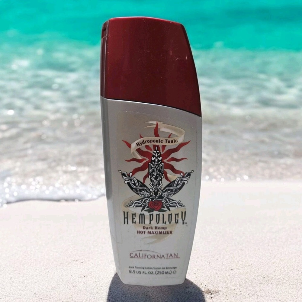 California Tan HEMPOLOGY Hot Hemp Maximizer Dark Tanning Lotion Step 2 - 8.5 Oz
